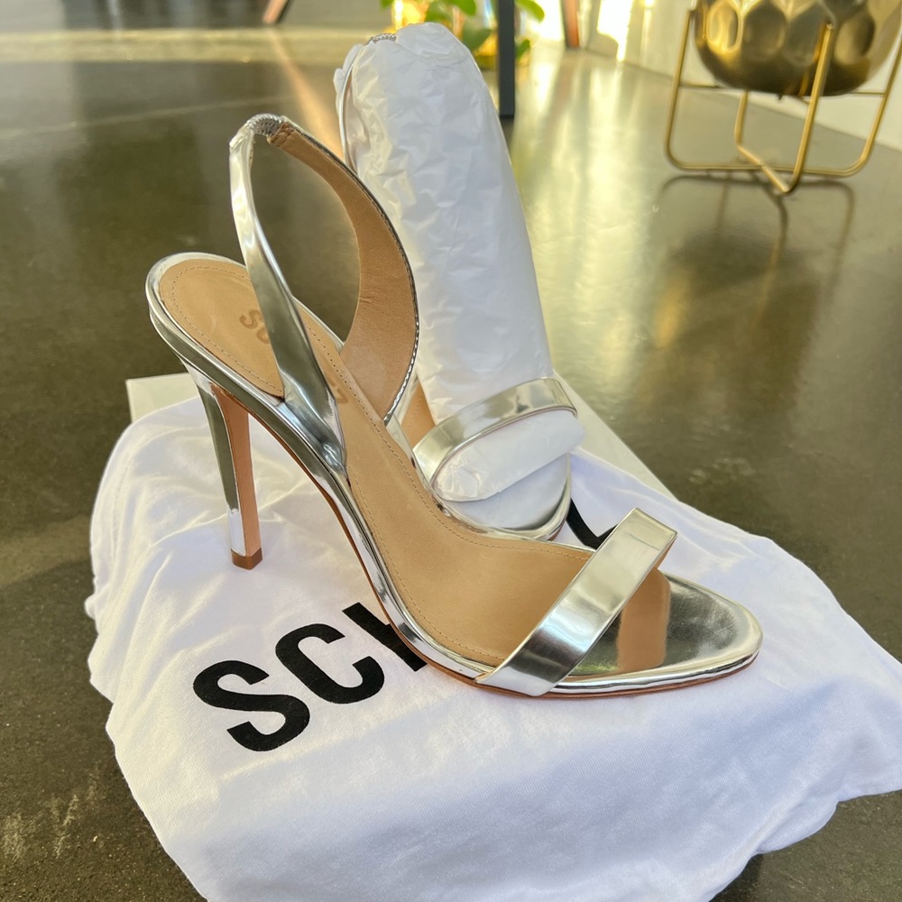 Schutz Chrome Heels